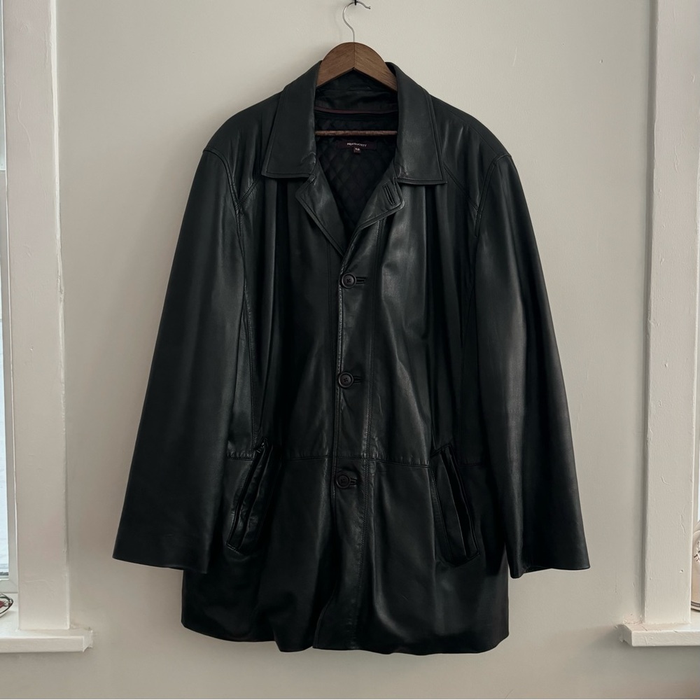 Vintage Black Genuine Leather Jacket